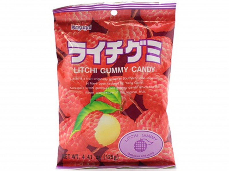Bonbons gummy litchee Kasugai 102g