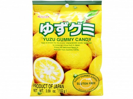 Bonbons gummy au yuzu Kasugai JP 102g