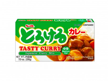 Curry Torokeru en bloc mi-fort S&B JP 200g