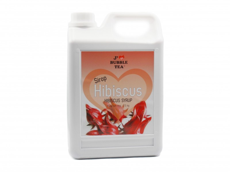 Sirop hibiscus pour buuble tea JMBBT 2.5kg