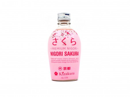 Saké Junmai Nigori Sakura KIZAKURA 10% 300ml