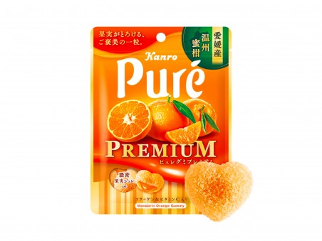 Bonbons gummy à la mandarine Pokan PURE 54g