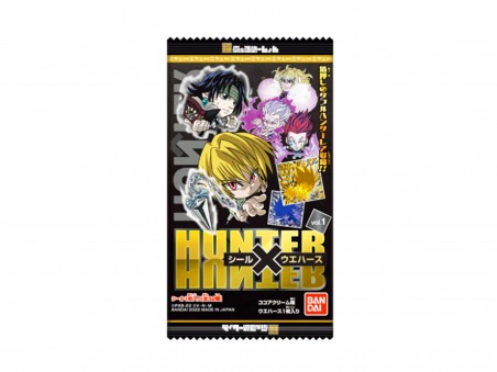 Gaufrette choco avec sticker Hunter X Hunter BANDAI 23g