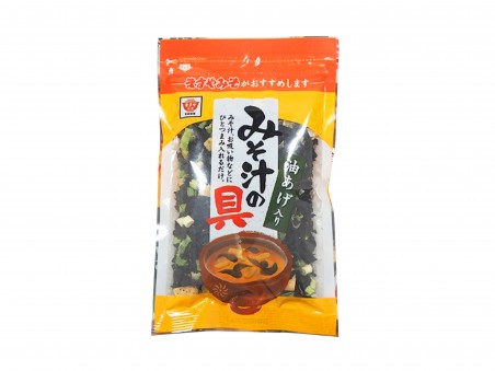 Toppings (wakame, tofu frit) pour soupe miso MASUYAMISO 28g