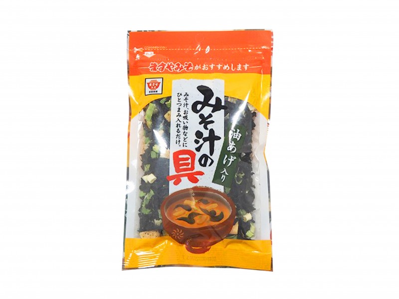 Toppings (wakame, tofu frit) pour soupe miso MASUYAMISO 28g
