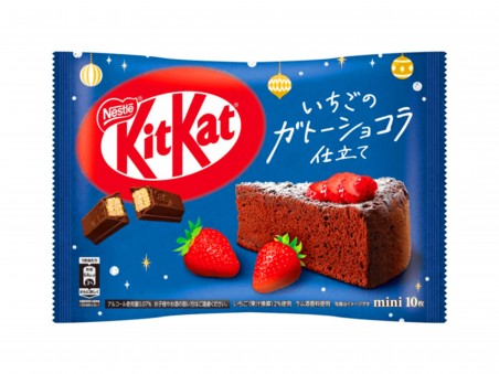 Kitkat mini gâteau à la fraise JP 113g